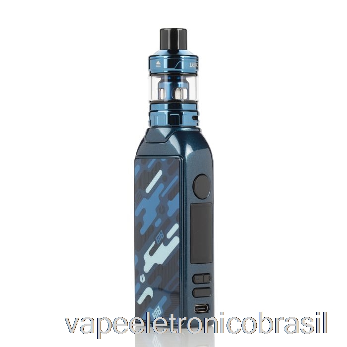 Vape Recarregável Vape Perdido Btb 100w Starter Kit Azul Camo